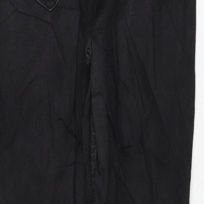 TU Womens Black Cotton Skinny Jeans Size 12 L30 in Regular