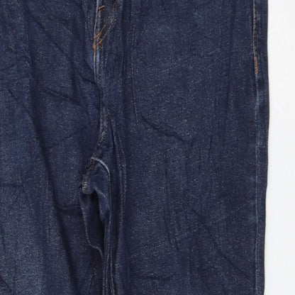 Womens UK Size 34 in H&M Regular Fit Skinny Blue Jeans