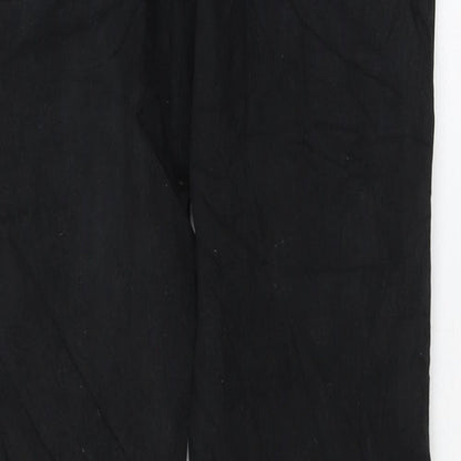 Red Herring Girls Black Cotton Skinny Jeans Size 14 Years Regular Zip
