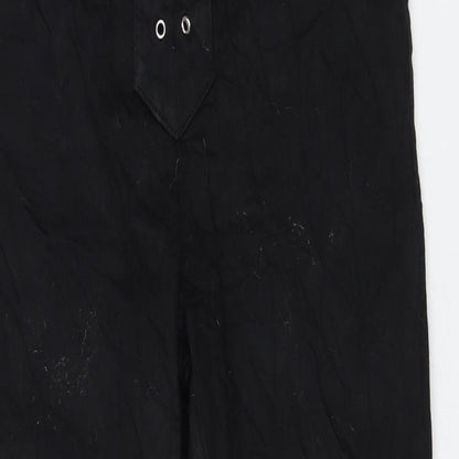 Topshop Womens Black Cotton Skinny Jeans Size 32 in L20.5 in Regular Zip