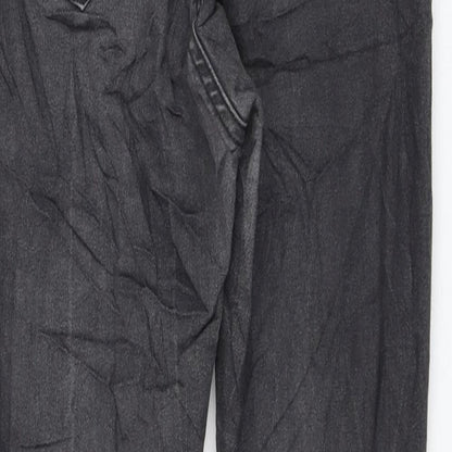 91 Womens Black Cotton Skinny Jeans Size 12 L28 in Regular Zip