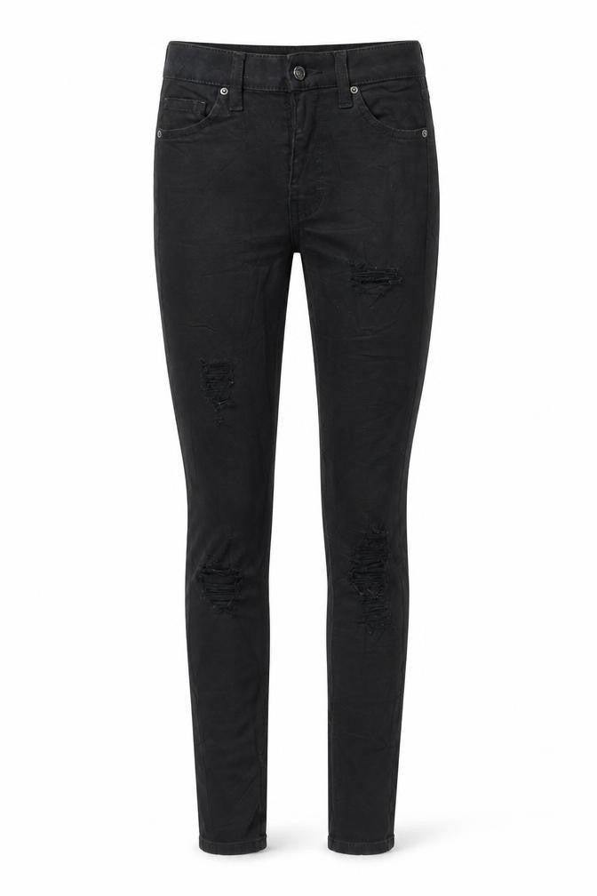 Womens UK Size 24 in Topshop Regular Fit Skinny Black Jeans