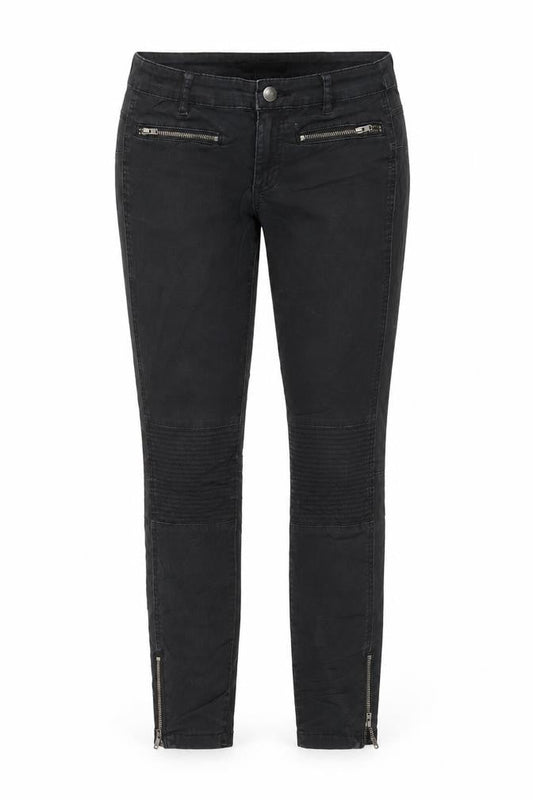 Womens UK Size 8 Mango Regular Fit Skinny Black Jeans
