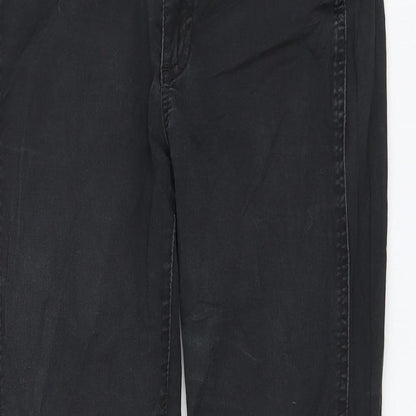 Mango Womens Black Polyester Skinny Jeans Size 8 L26 in Regular Zip