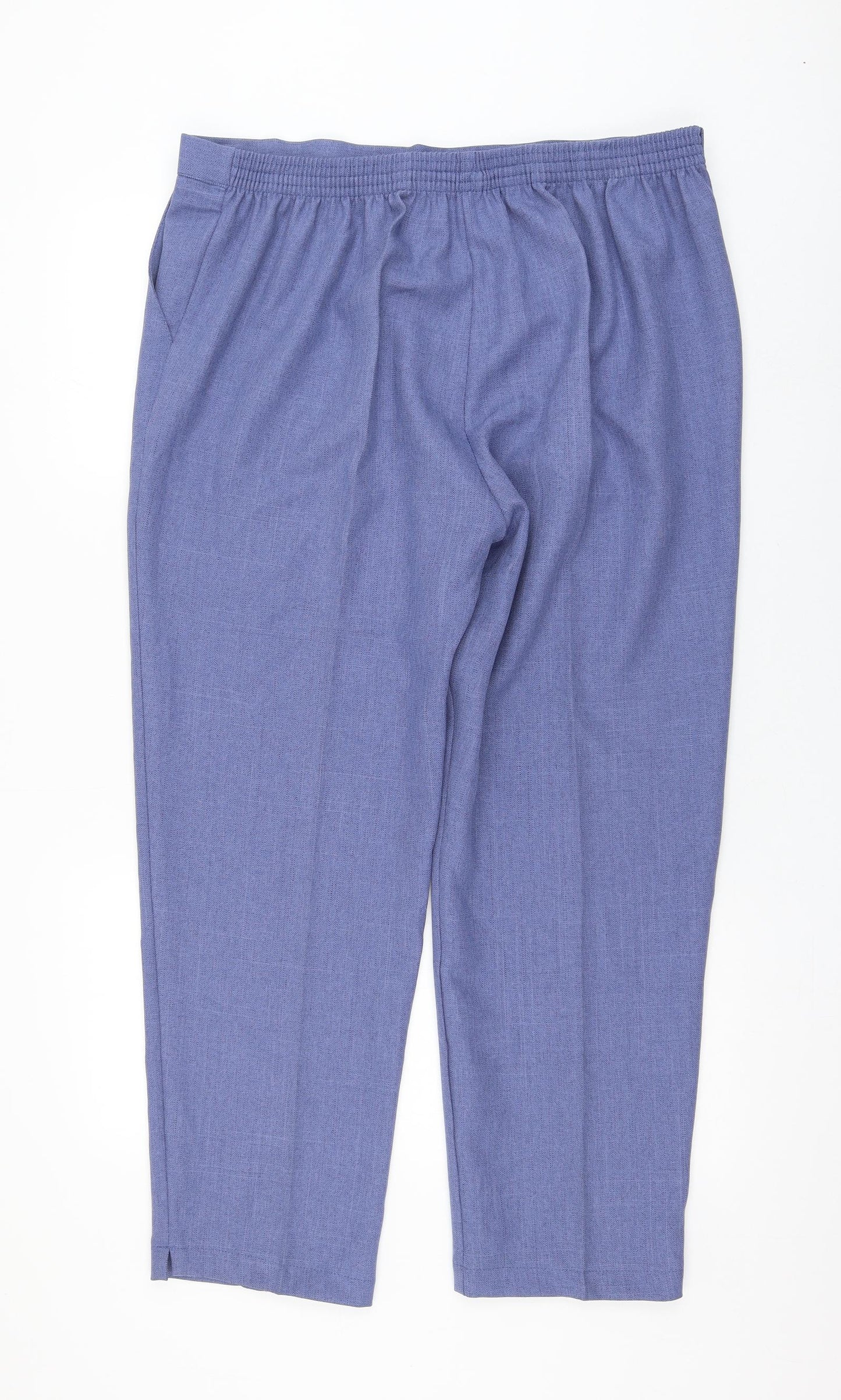 Womens UK Size 20 Emma Regular Fit  Blue Trousers