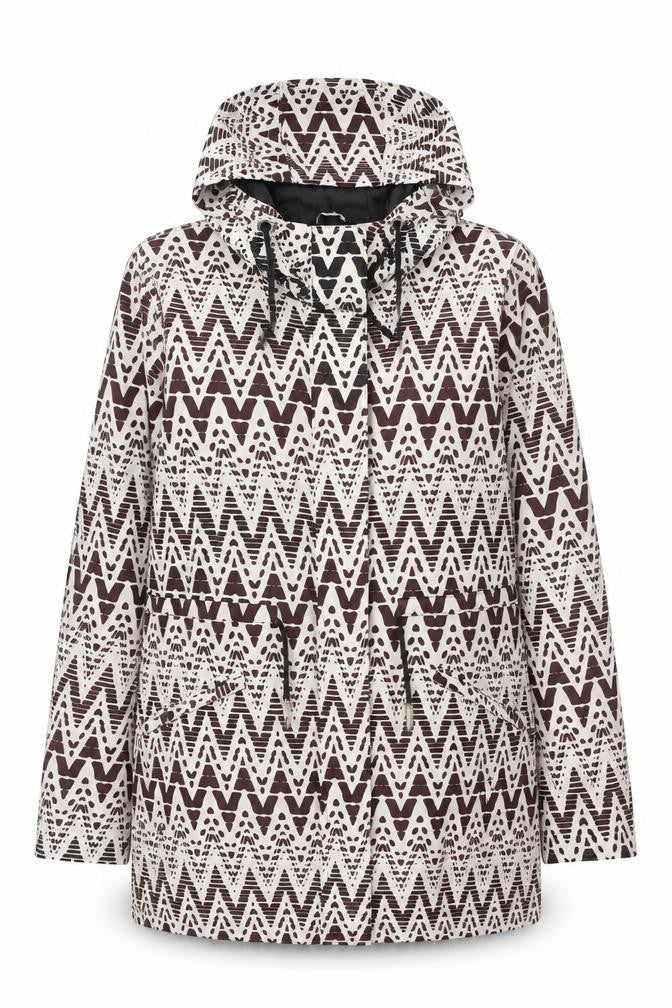 Womens UK Size 12 Peacocks Brown Rain Coat