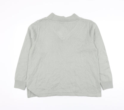 Womens UK Size 16 Afibel Green Pullover Jumper