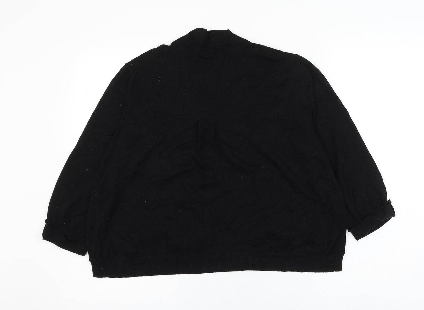 Womens UK Size L Wallis Black Cardigan Jumper