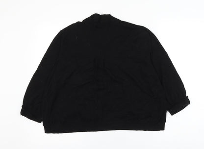 Womens UK Size L Wallis Black Cardigan Jumper