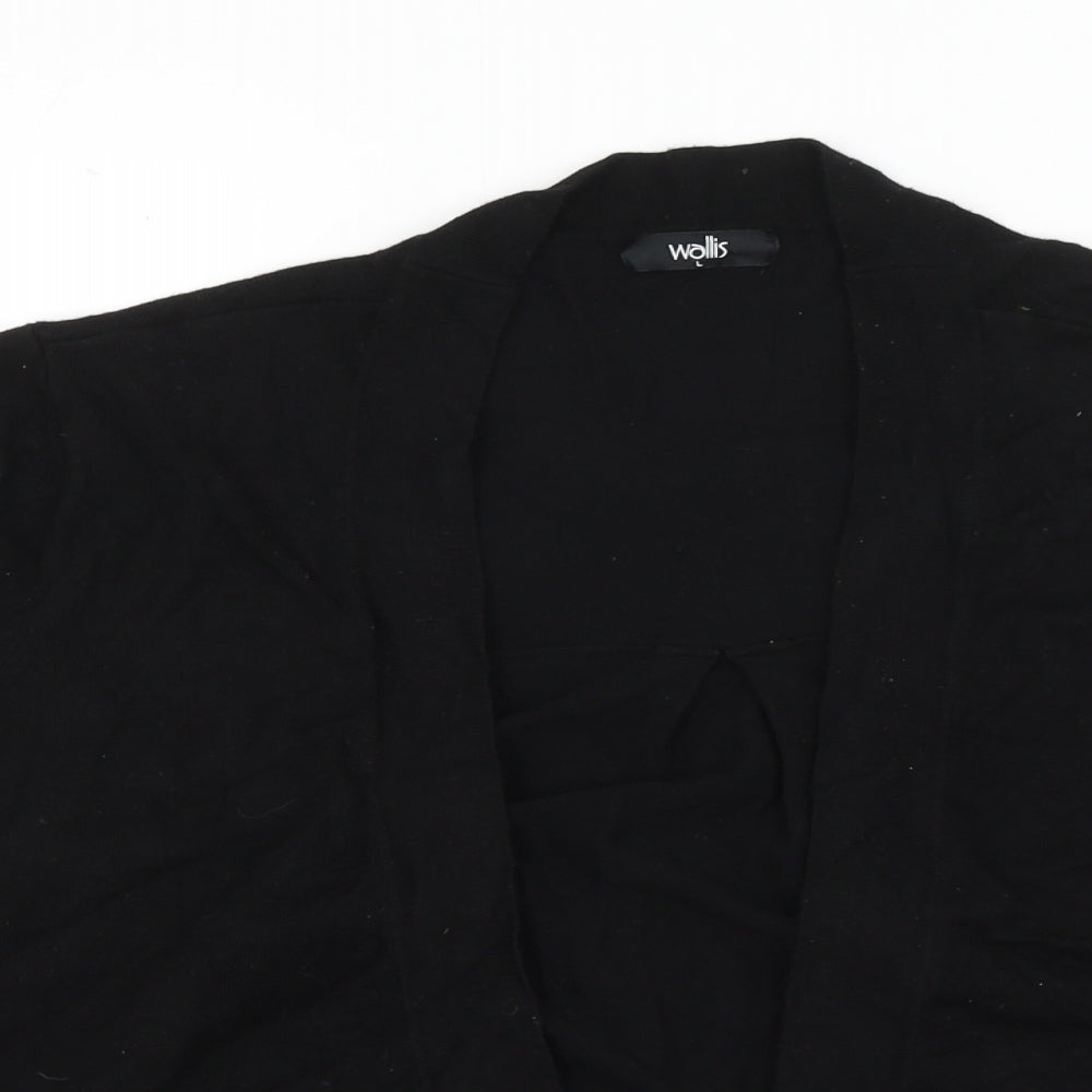 Womens UK Size L Wallis Black Cardigan Jumper