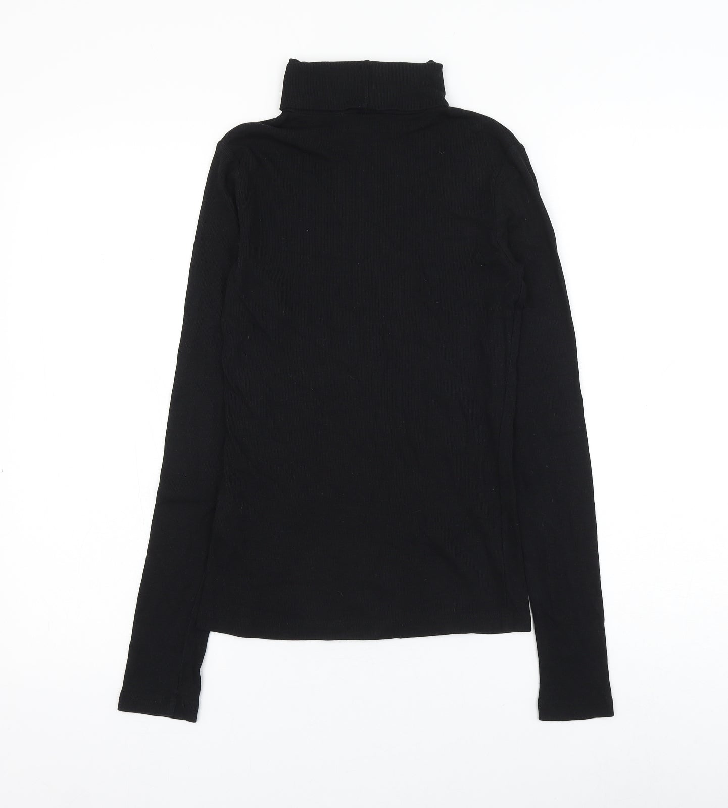 Womens UK Size XS H&M Black Basic Blouse