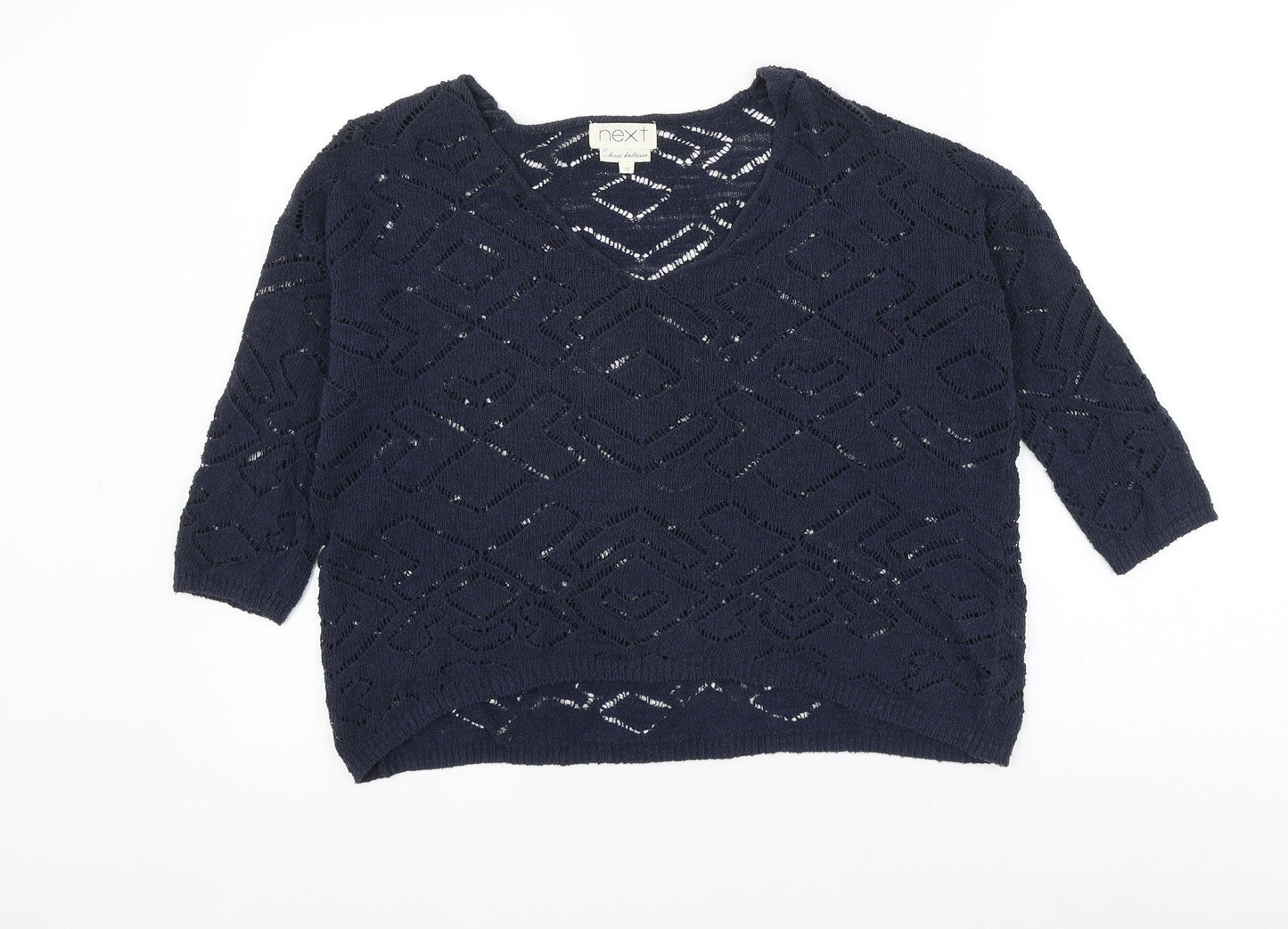 Womens UK Size 10 NEXT Blue Pullover Jumper