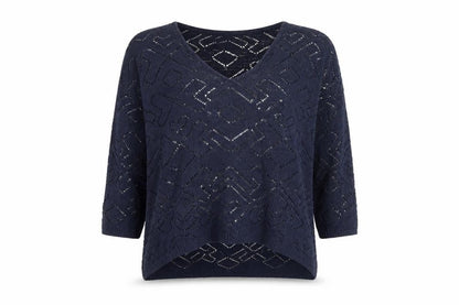 Womens UK Size 10 NEXT Blue Pullover Jumper