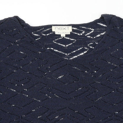 Womens UK Size 10 NEXT Blue Pullover Jumper