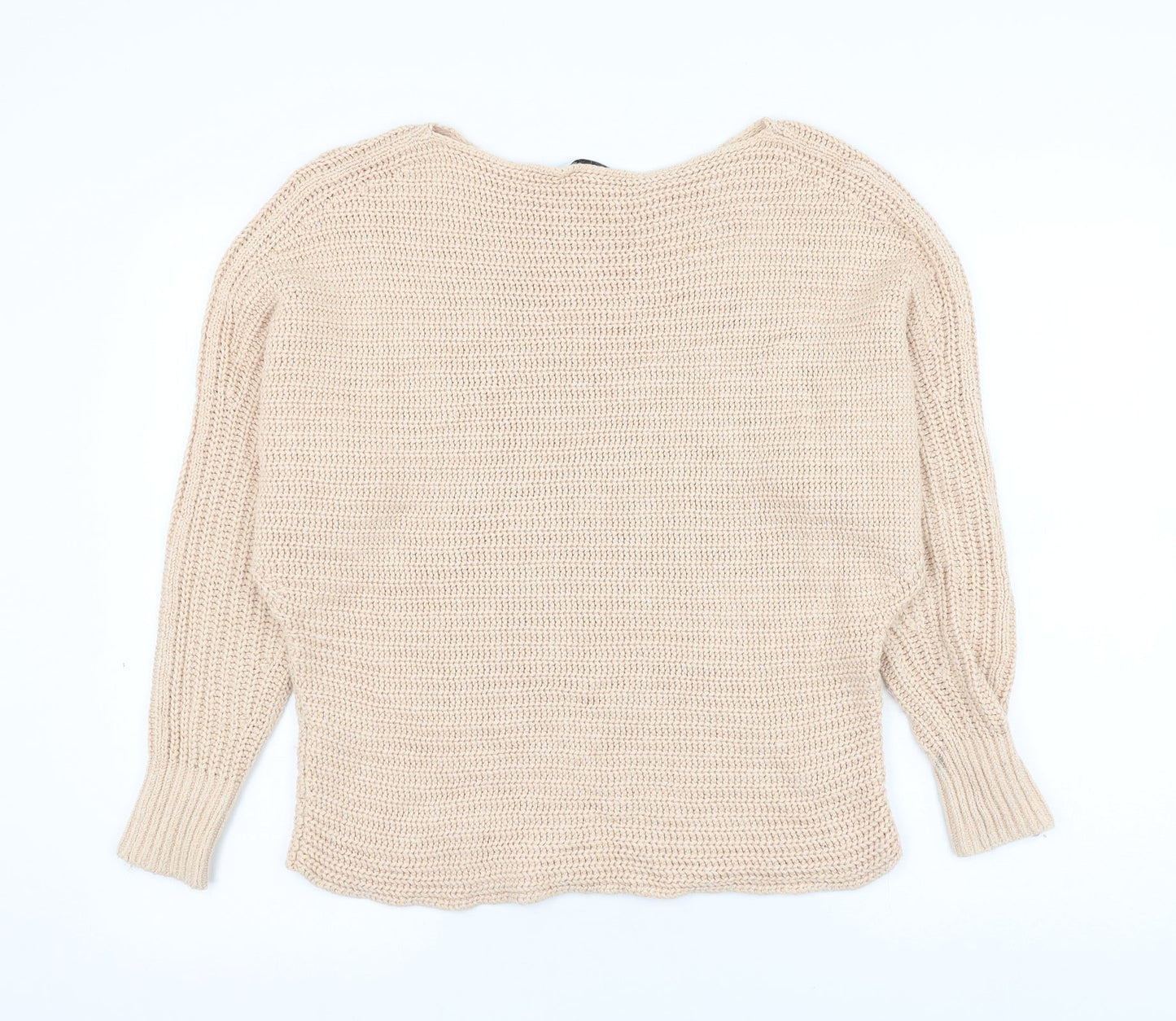 Womens UK Size XS Forever New Beige Pullover Jumper
