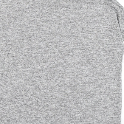 TU Womens Grey Round Neck Polyester Pullover Jumper Size 14