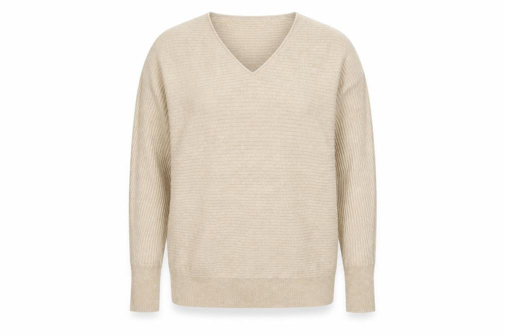 Womens UK Size 8 F&F Gold Pullover Jumper