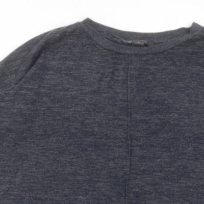 Primark Womens Grey Polyester Basic T-Shirt Size S Crew Neck