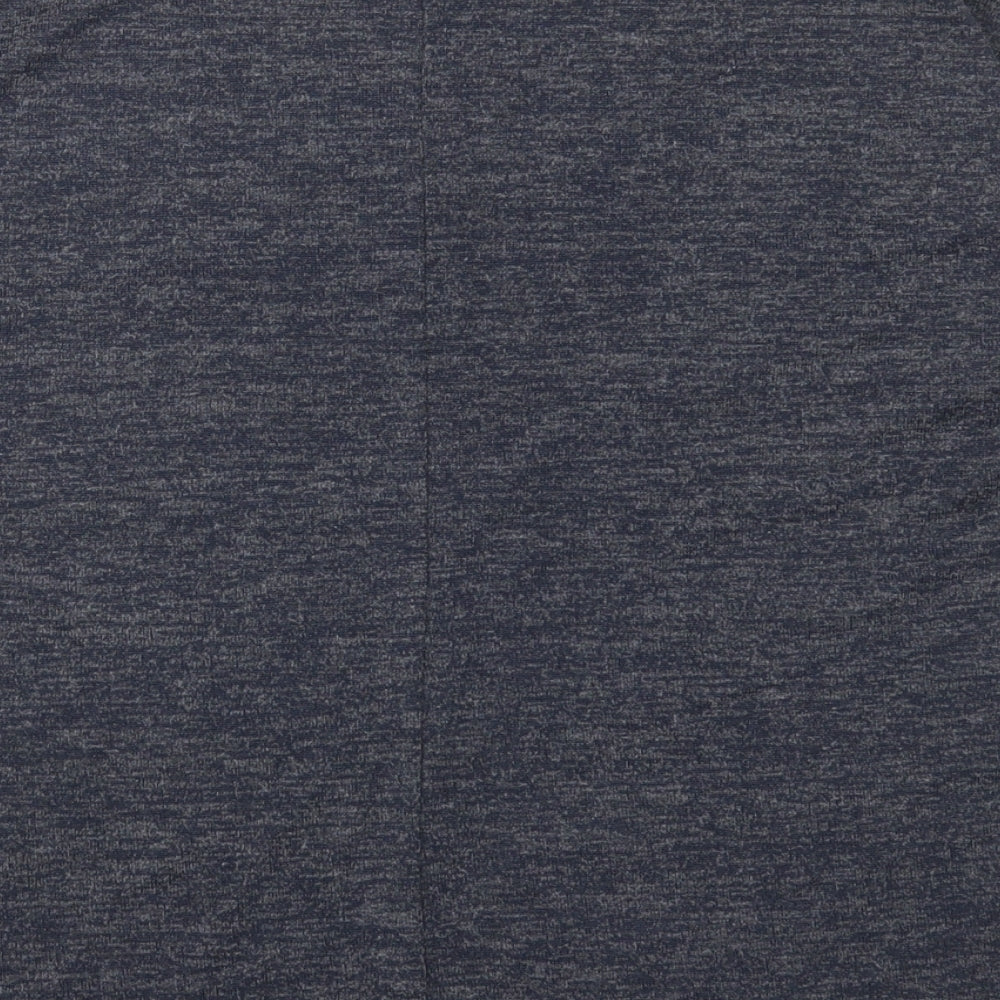 Primark Womens Grey Polyester Basic T-Shirt Size S Crew Neck