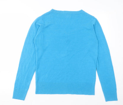 Womens UK Size XL Sarah Hamilton Blue Pullover Jumper