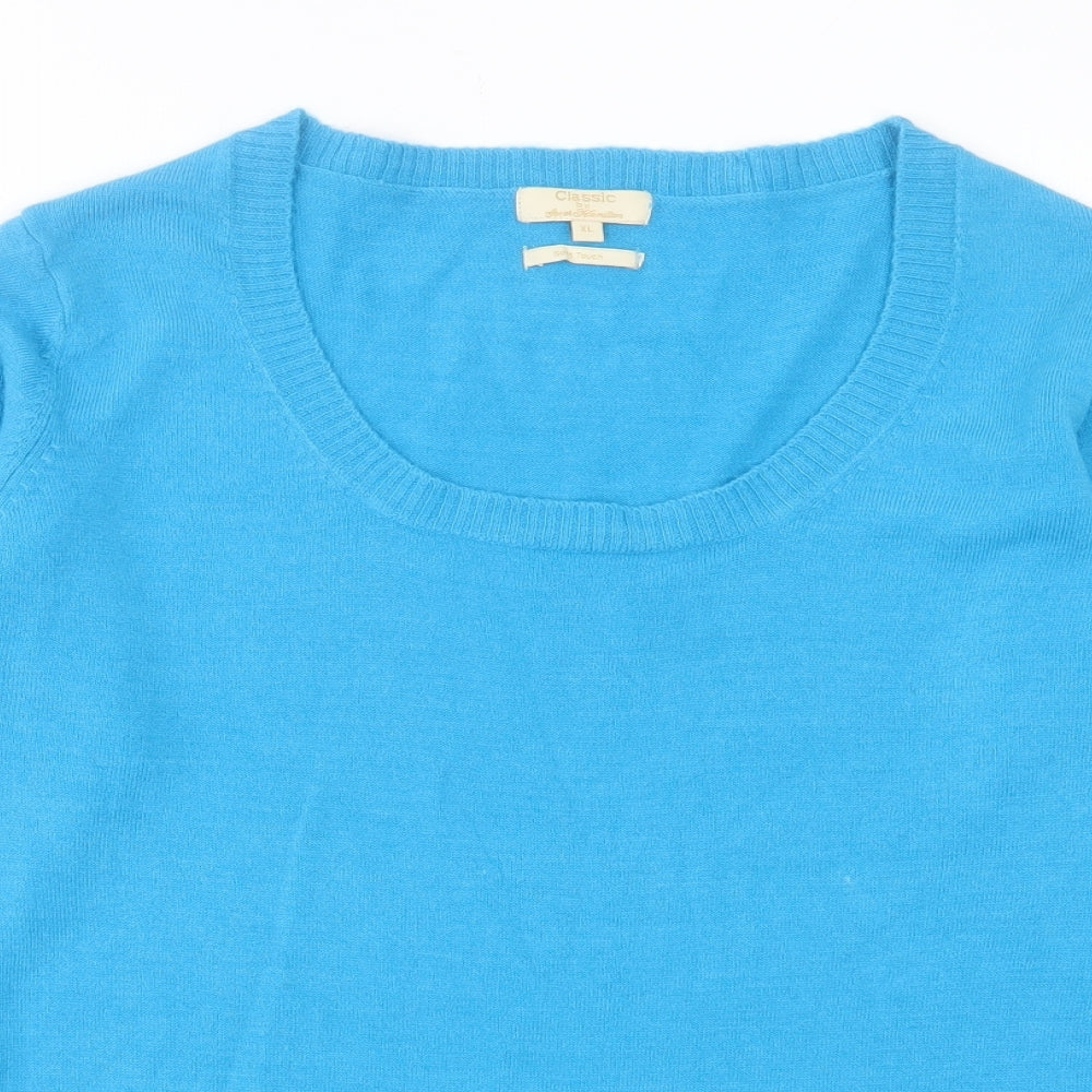Womens UK Size XL Sarah Hamilton Blue Pullover Jumper
