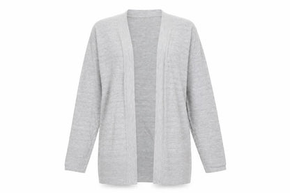 Country Casuals Womens Grey V-Neck Viscose Cardigan Jumper Size L