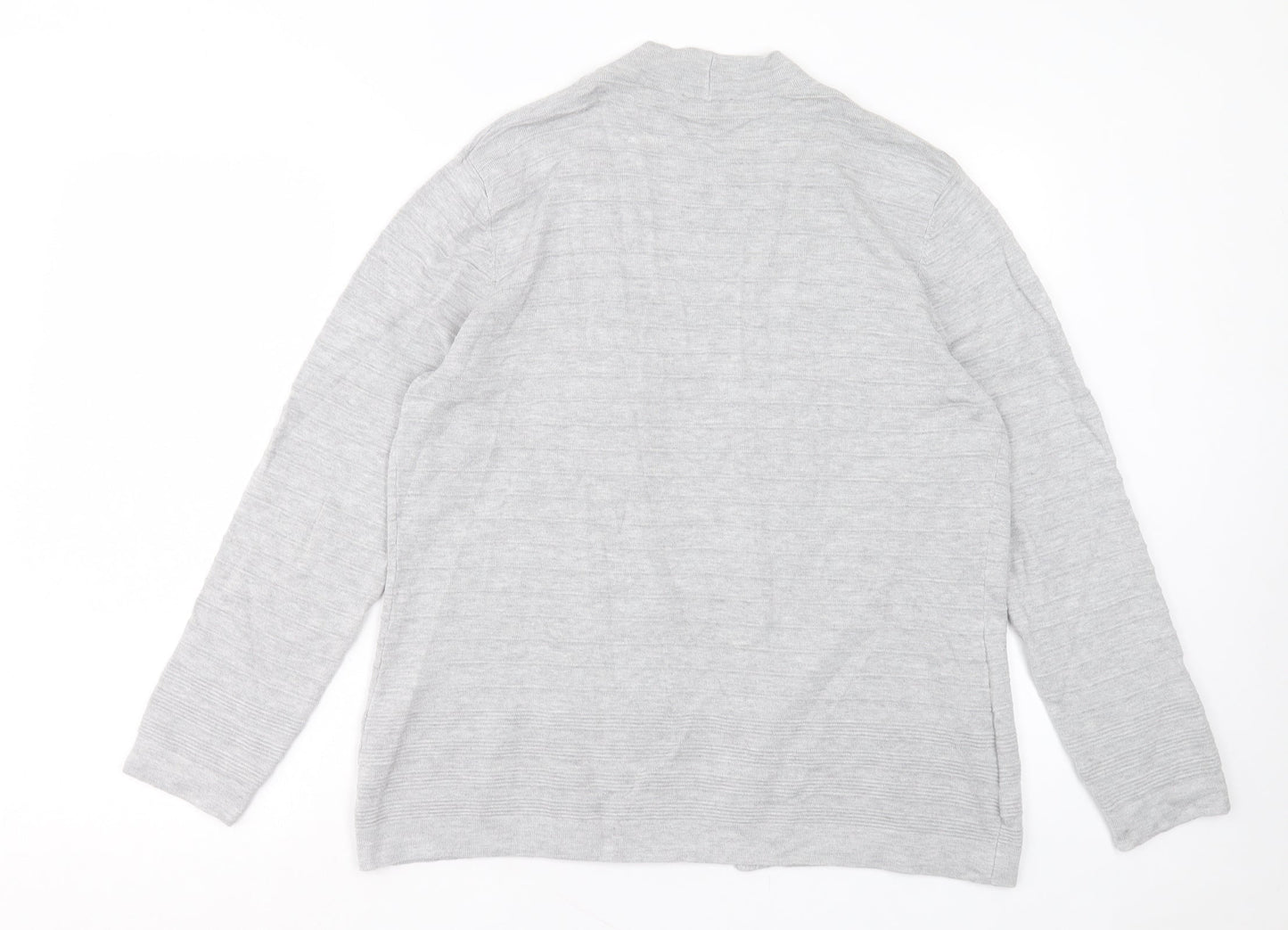 Womens UK Size L CC Grey Cardigan Jumper