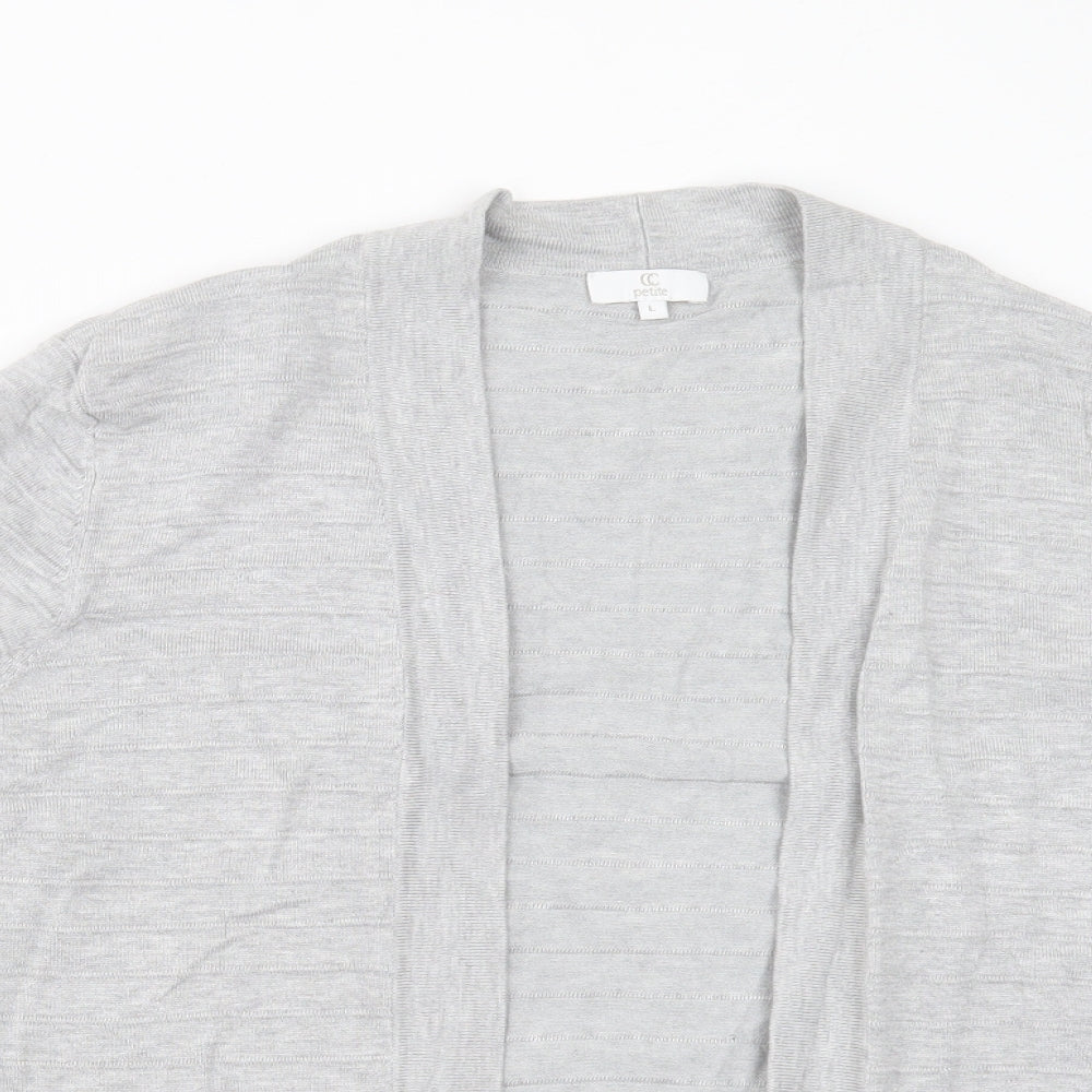 Womens UK Size L CC Grey Cardigan Jumper