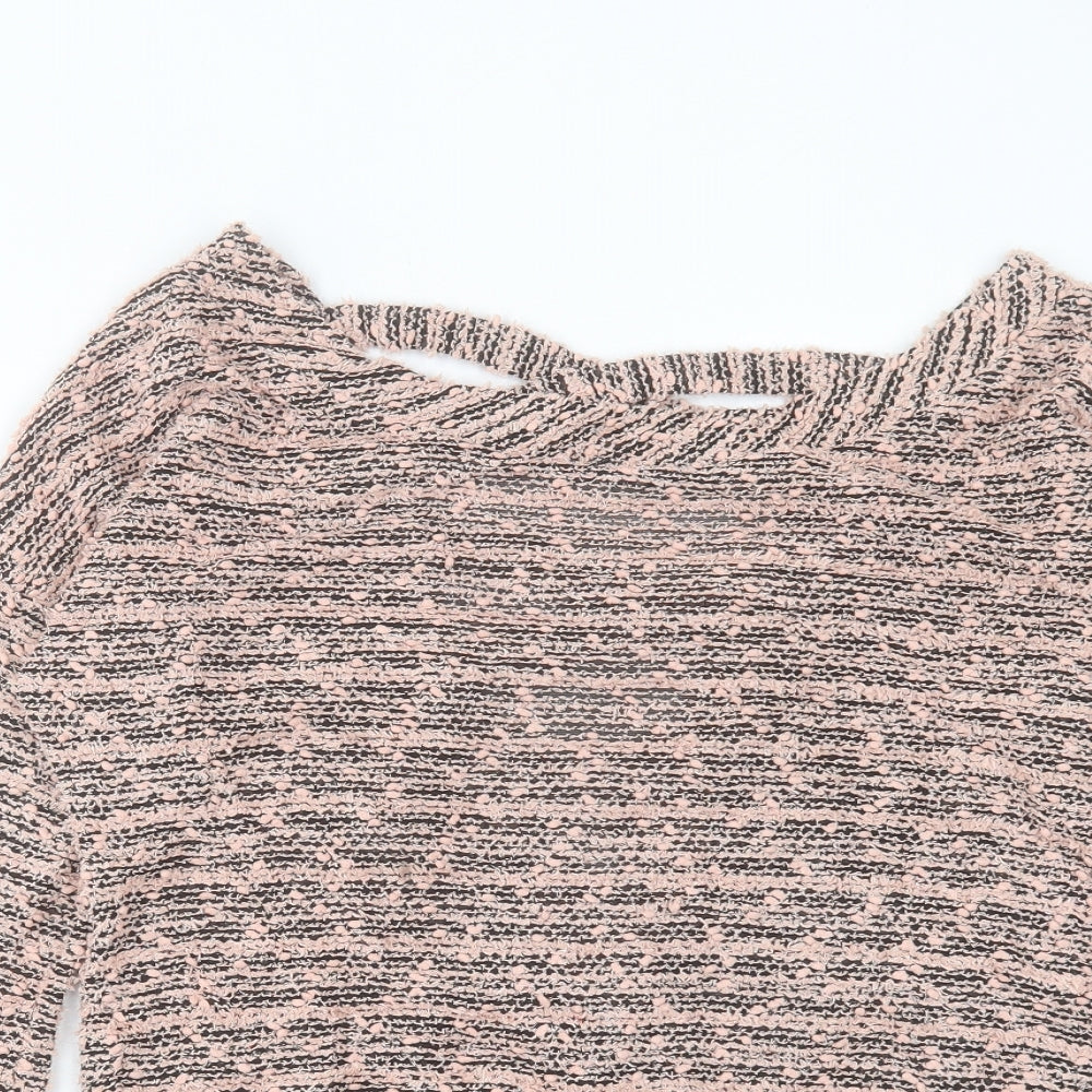 Womens UK Size 10 Miss Selfridge Pink Pullover Jumper
