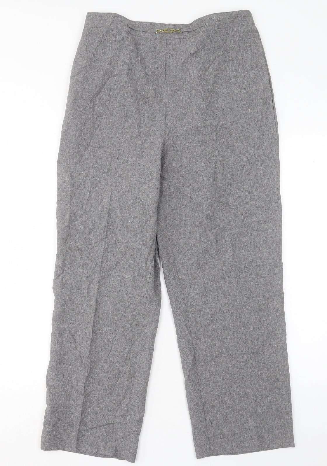 Womens UK Size 14 BHS Regular Fit  Grey Trousers