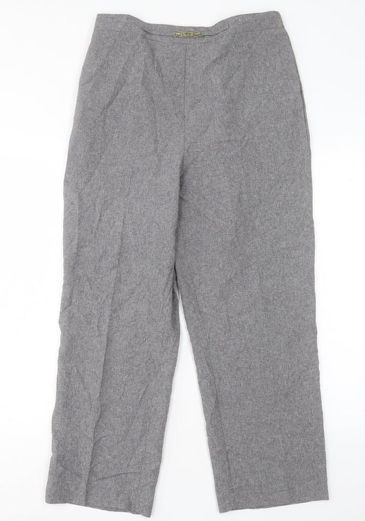 Womens UK Size 14 BHS Regular Fit  Grey Trousers