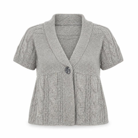 Womens UK Size 14 Autograph Brown Cardigan Jumper