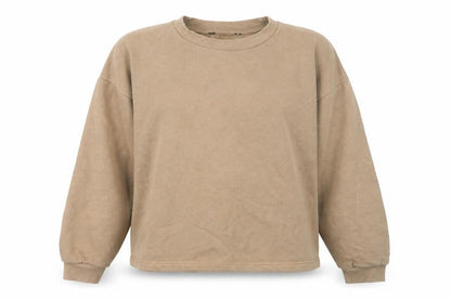 Very Womens Brown Cotton Pullover Sweatshirt Size 12 Pullover