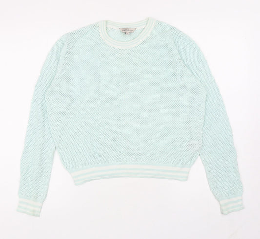Womens UK Size 12 Marks and Spencer Green Pullover Jumper