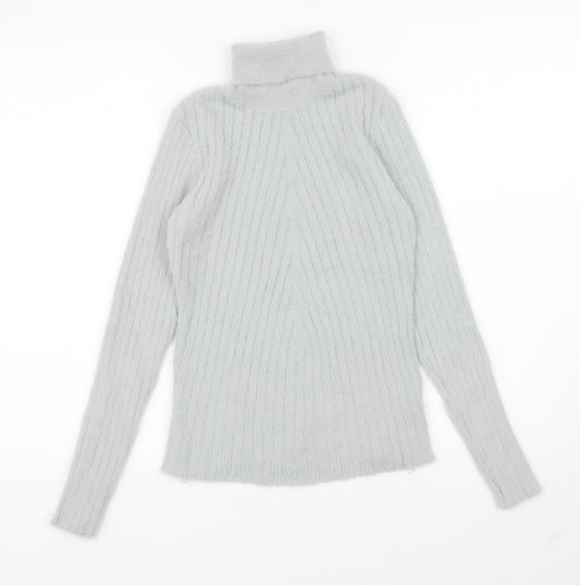 Womens UK Size M QED London Grey Pullover Jumper