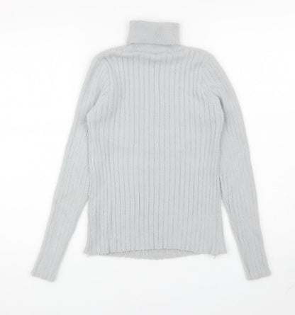 Womens UK Size M QED London Grey Pullover Jumper