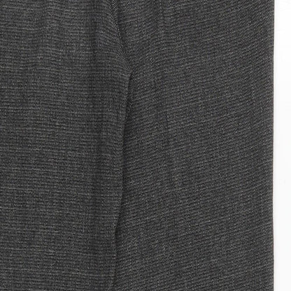 Womens UK Size 8 Per Una Regular Fit Carrot Grey Trousers