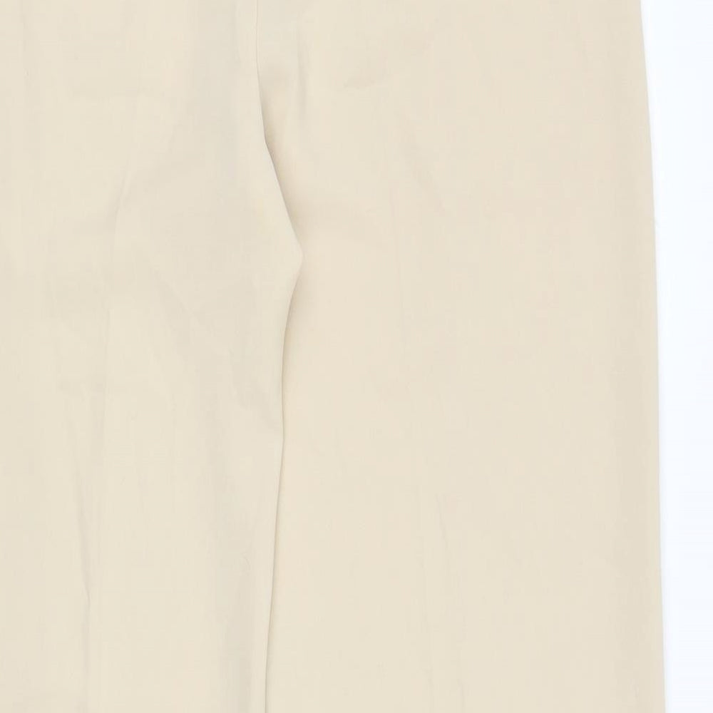 Womens UK Size 12 Principles Regular Fit Dress Pants Beige Trousers