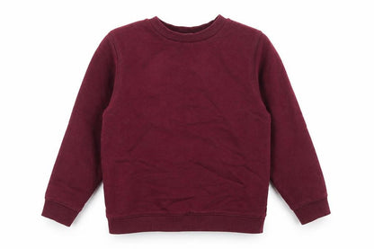 TU Girls Purple Cotton Pullover Sweatshirt Size 5 Years Pullover