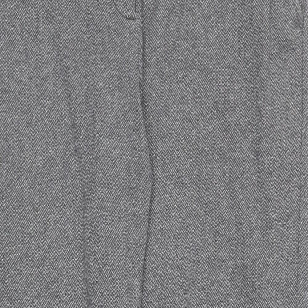 Womens UK Size 10 OPUS Regular Fit Capri Grey Trousers