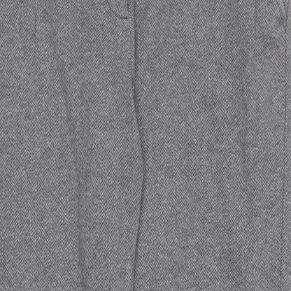 Womens UK Size 10 OPUS Regular Fit Capri Grey Trousers