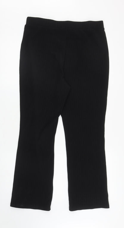 Womens UK Size 16 Papaya Regular Fit  Black Trousers