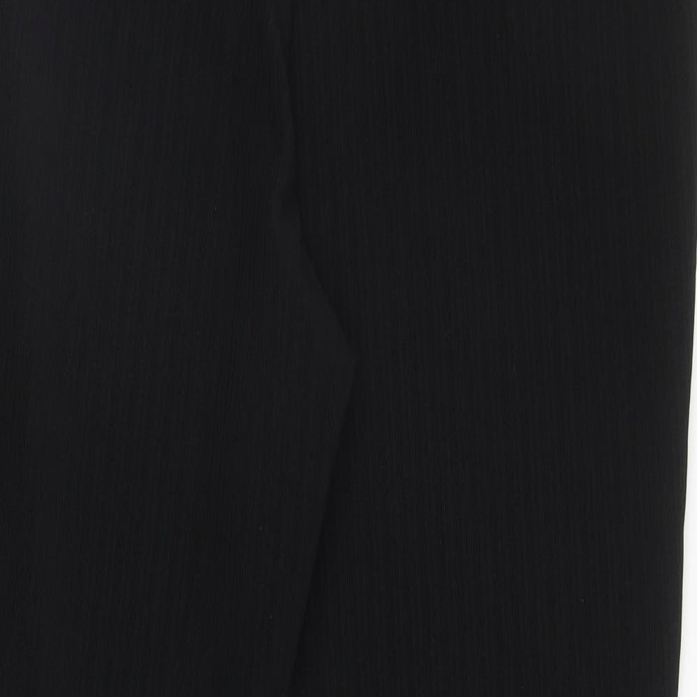 Womens UK Size 16 Papaya Regular Fit  Black Trousers