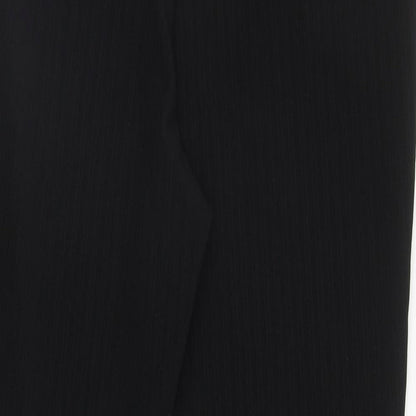 Womens UK Size 16 Papaya Regular Fit  Black Trousers