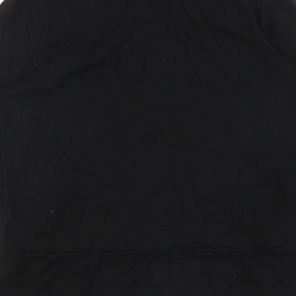 Womens UK Size 10 Dorothy Perkins Black Wrap Jumper