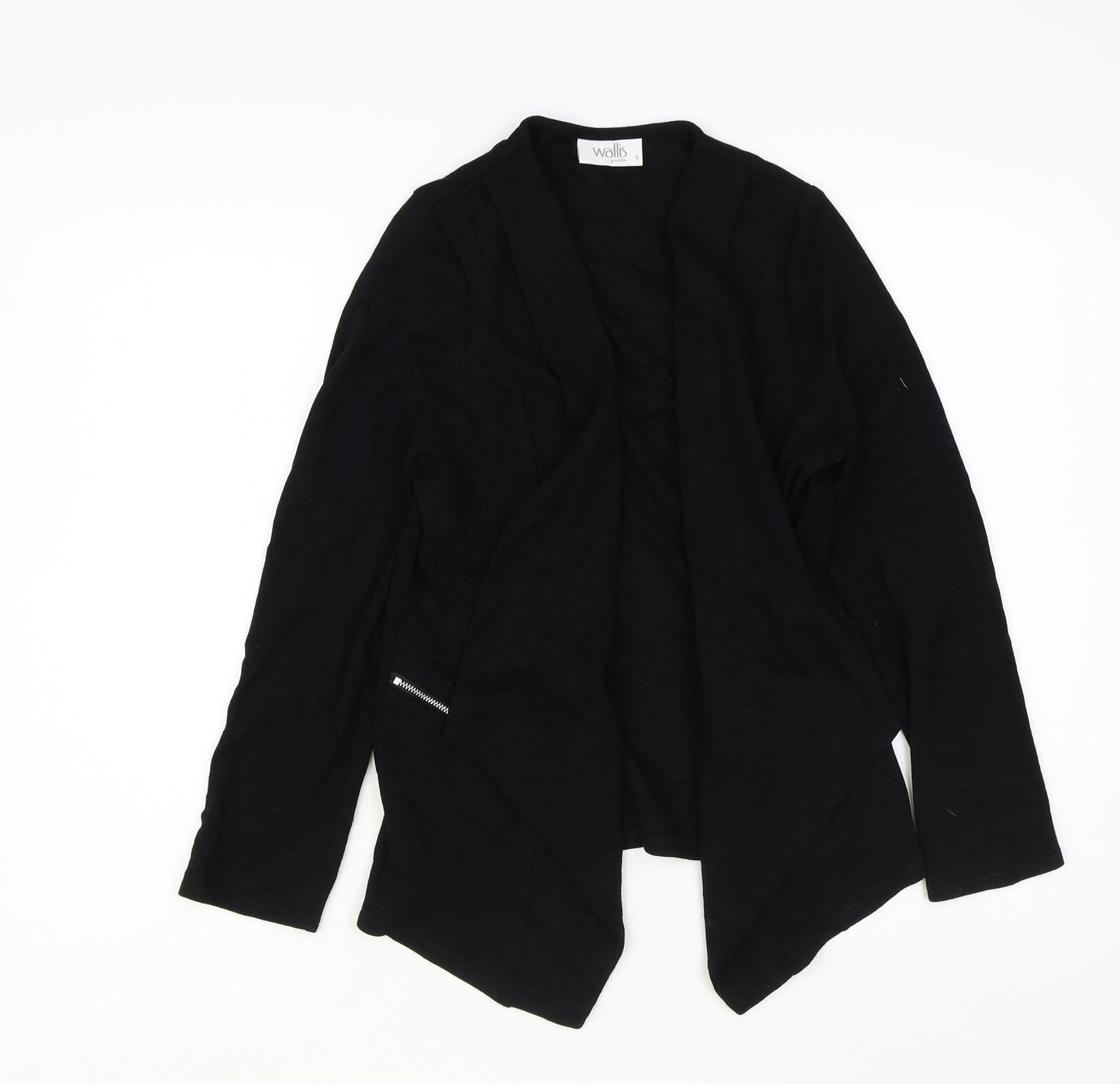 Wallis Womens Black V-Neck Viscose Cardigan Jumper Size S