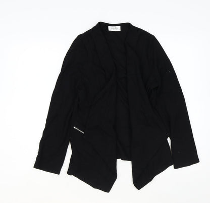 Wallis Womens Black V-Neck Viscose Cardigan Jumper Size S