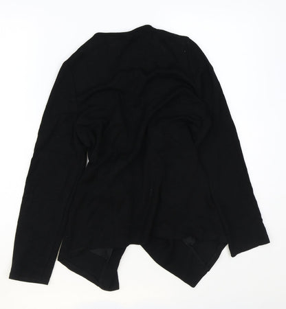Wallis Womens Black V-Neck Viscose Cardigan Jumper Size S