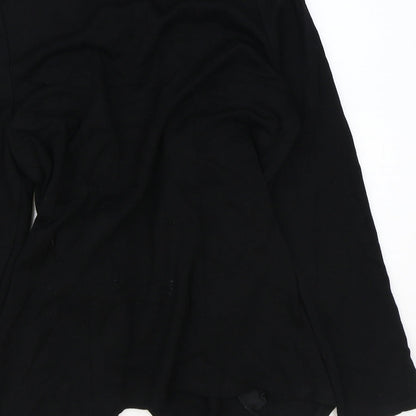 Wallis Womens Black V-Neck Viscose Cardigan Jumper Size S