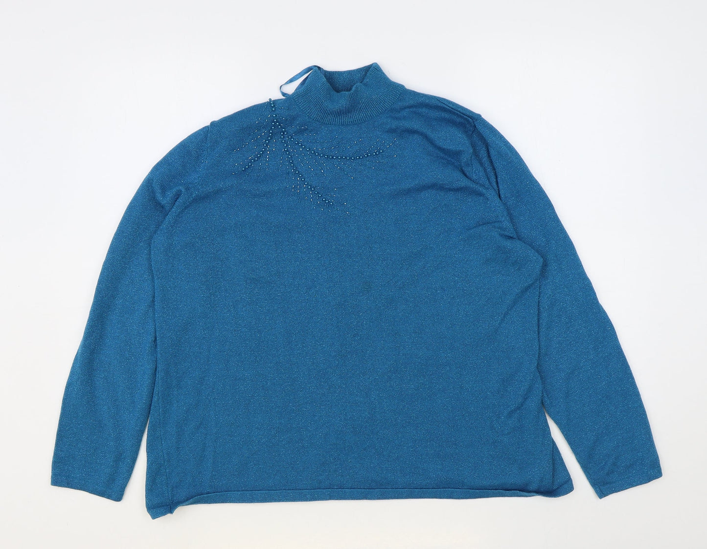 Womens UK Size XL Bonmarché Blue Pullover Jumper